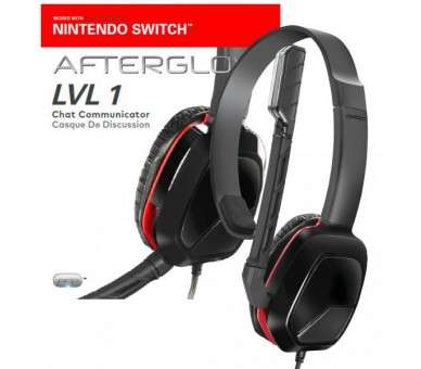 AFTERGLOW CHAT HEADSET  LVL 1 NEGRO