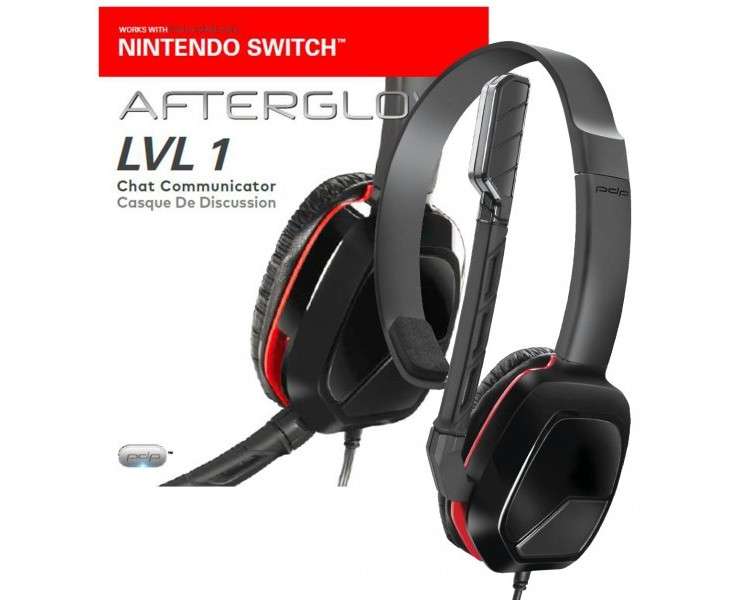 AFTERGLOW CHAT HEADSET  LVL 1 NEGRO