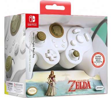 PDP WIRED FIGHT PAD PRO THE LEGEND OF ZELDA (LINK) BLANCO