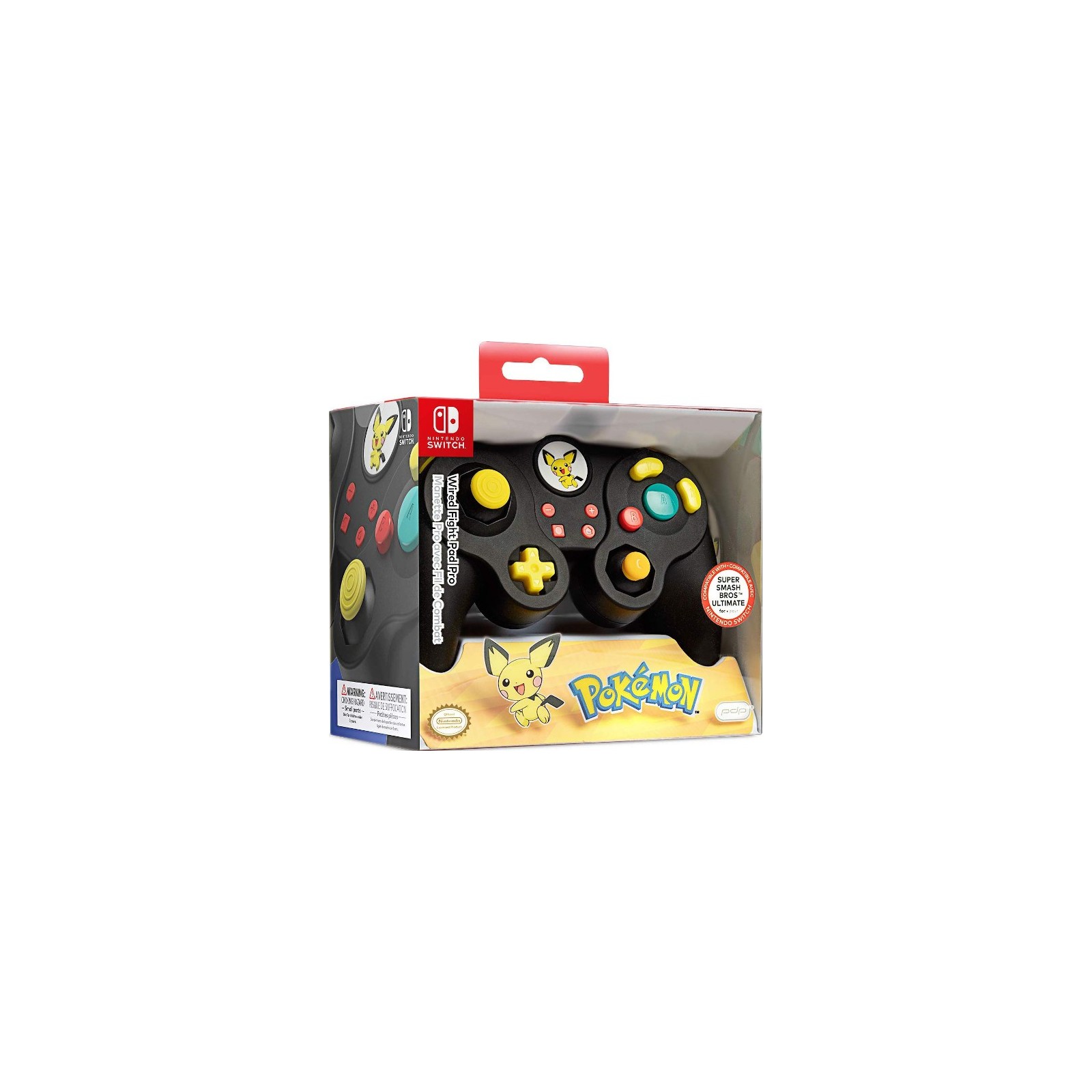 PDP WIRED FIGHT PAD PRO NEGRO EDICION PICHU