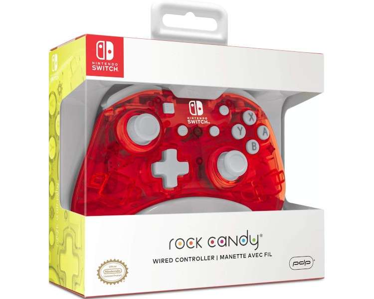 PDP ROCK CANDY MINI WIRED CONTROLLER CHERRY (CEREZA)