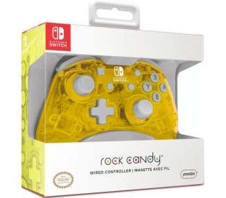 PDP ROCK CANDY MINI WIRED CONTROLLER YELLOW (AMARILLO)