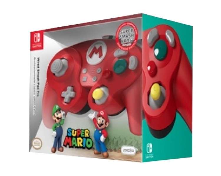 PDP WIRED SMASH PAD PRO ROJO EDICION MARIO