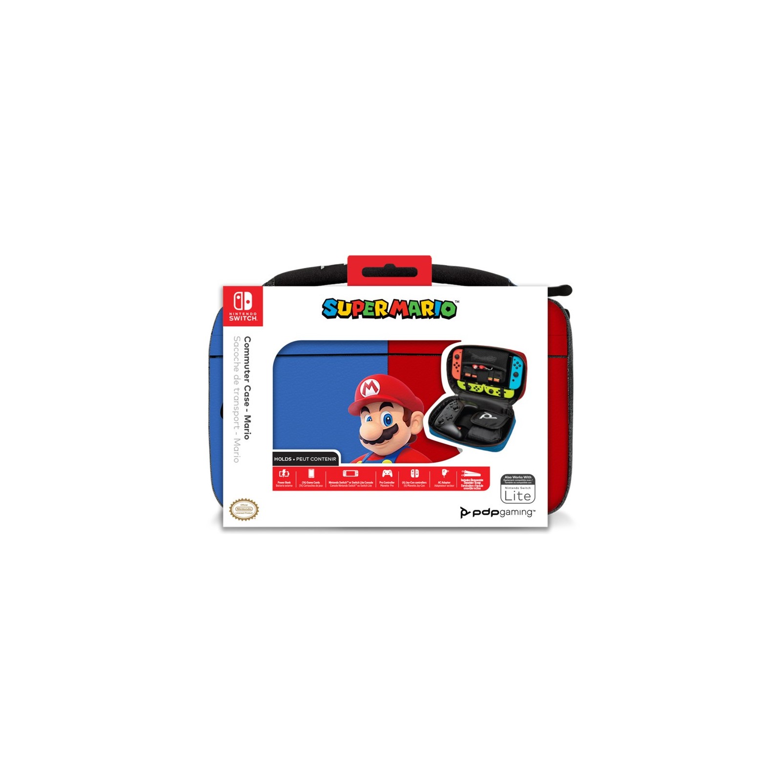 PDP COMMUTER CASE SUPER MARIO (MARIO AZUL Y ROJO) (LITE)