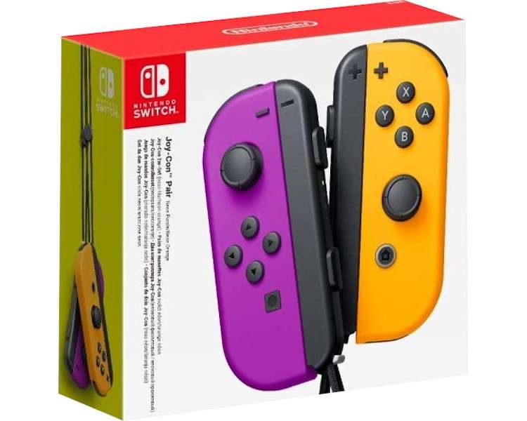 JOY-CON SET IZDA/DCHA MORADO/NARANJA NEON (PAIR NEON PURPLE/ORANGE)