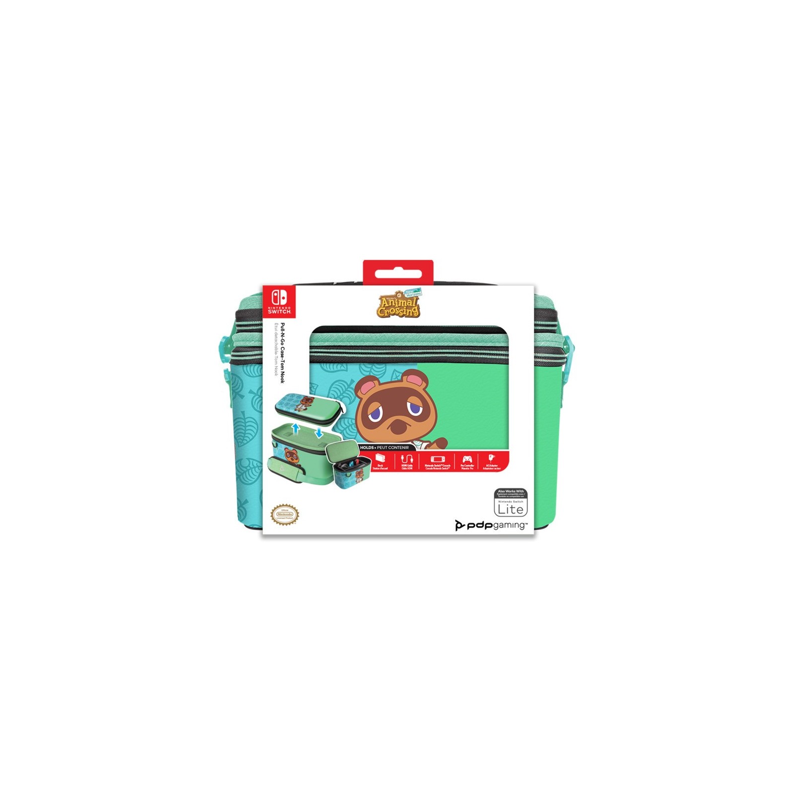 PDP PULL-N-GO CASE ANIMAL CROSSING NEW HORIZON TOM NOOK (LITE)