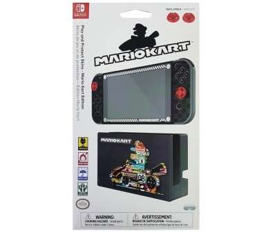 PLAY AND PROTECT SKINS MARIO KART EDITION + 2 TAPAS DE GOMA PARA PULGAR