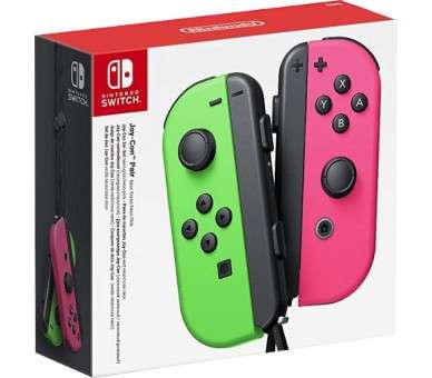 JOY-CON SET IZDA/DCHA VERDE/ROSA NEÓN (PAIR NEON GREEN/PINK)