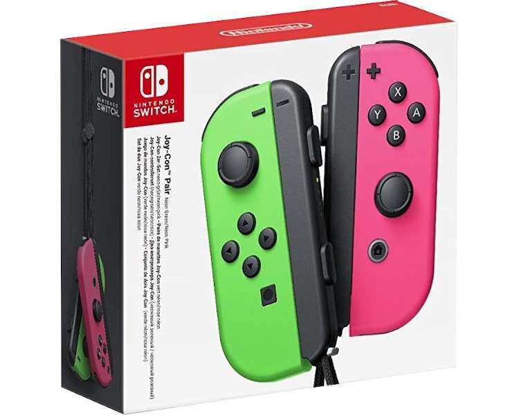 JOY-CON SET IZDA/DCHA VERDE/ROSA NEÓN (PAIR NEON GREEN/PINK)