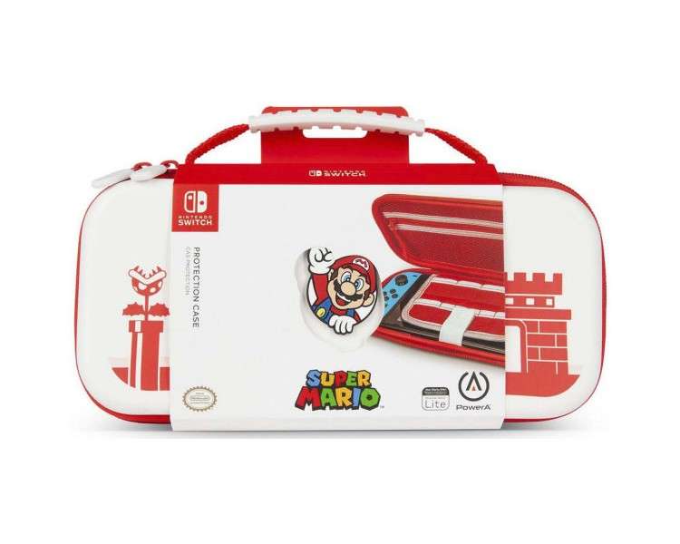 POWER A PROTECTION CASE SUPER MARIO WHITE & RED (BLANCO/ROJO) (LITE)