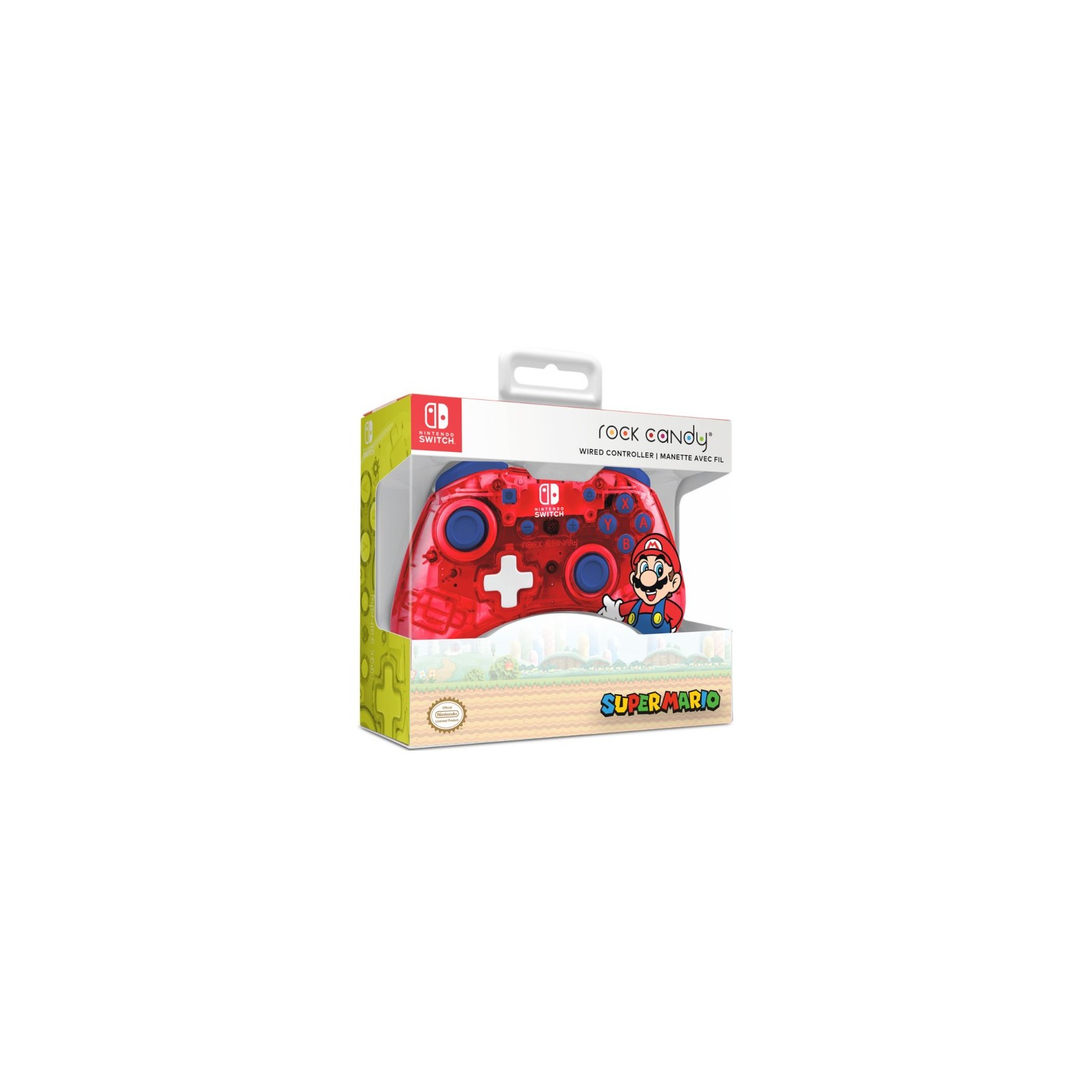 PDP ROCK CANDY WIRED CONTROLLER SUPER MARIO RED (ROJO/MARIO)