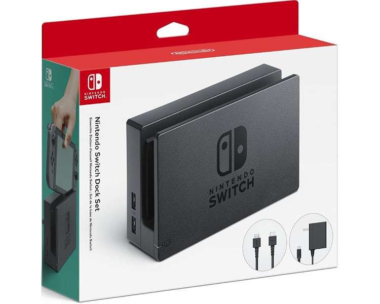 SWITCH DOCK SET (INCL. BASE DE CARGA, ADAPTADOR CORRIENTE Y HDMI)