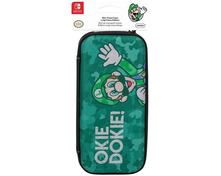 PDP SLIM TRAVEL CASE LUIGI CAMO EDITION