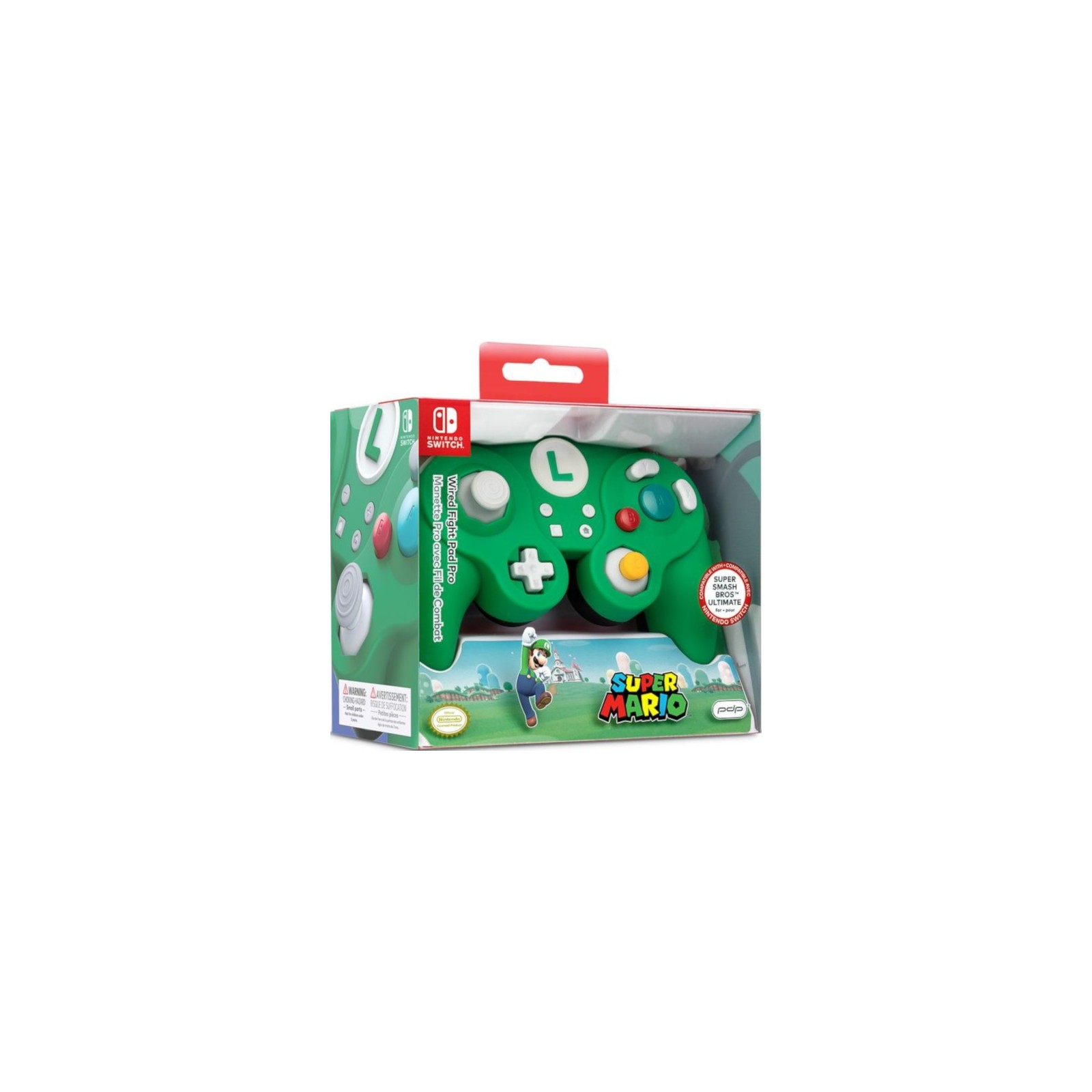 PDP WIRED FIGHT PAD PRO VERDE EDICION LUIGI