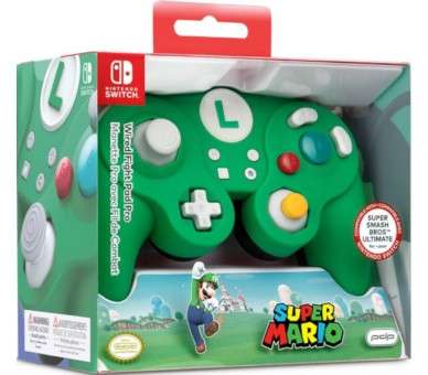 PDP WIRED FIGHT PAD PRO VERDE EDICION LUIGI