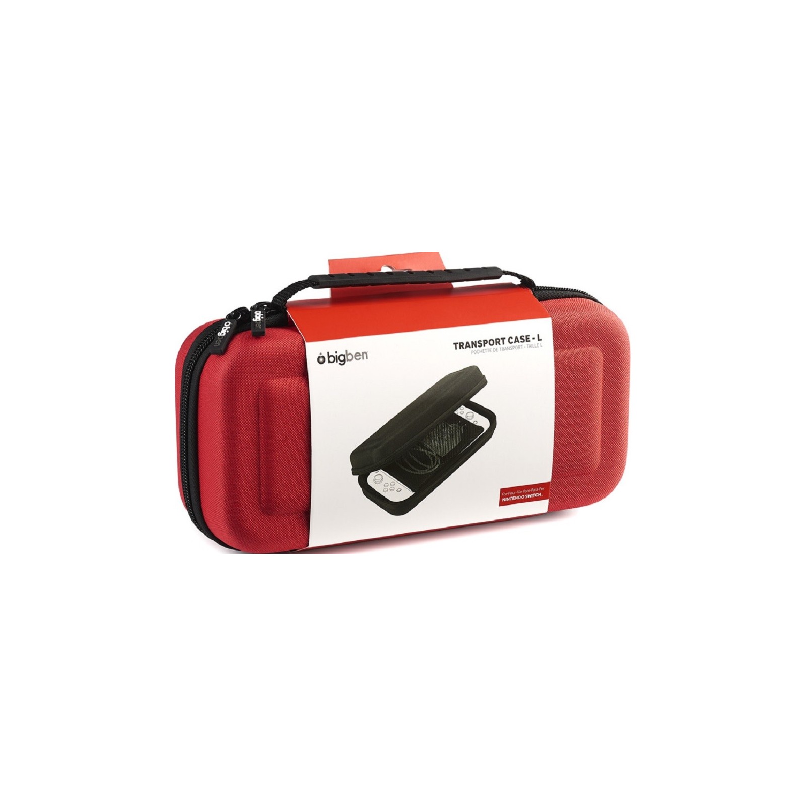 BIGBEN TRANSPORT CASE-L RED (ROJO) (LITE)