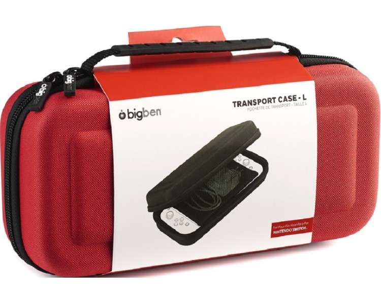 BIGBEN TRANSPORT CASE-L RED (ROJO) (LITE)