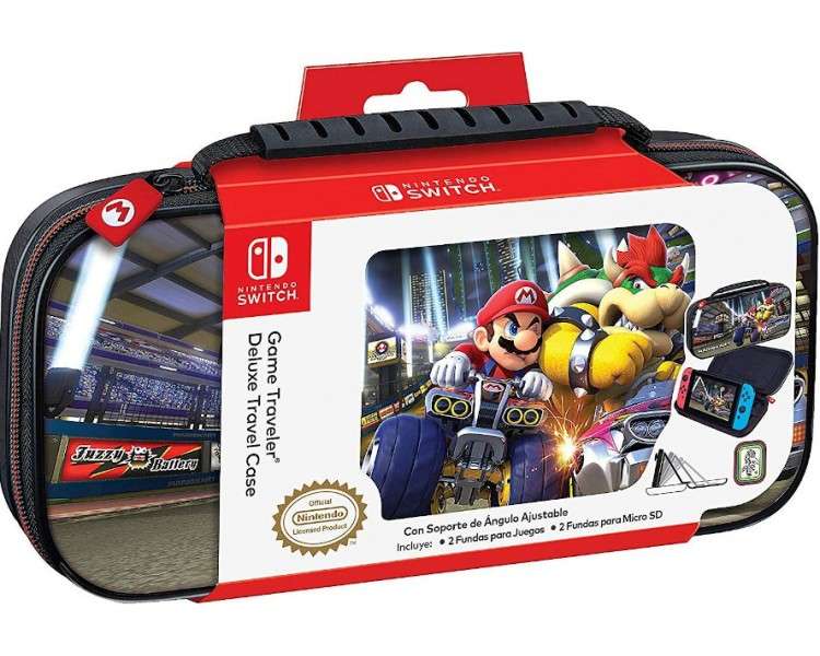 GAME TRAVELER DELUXE  CASE MARIO KART EDICION NNS50B (OFICIAL)