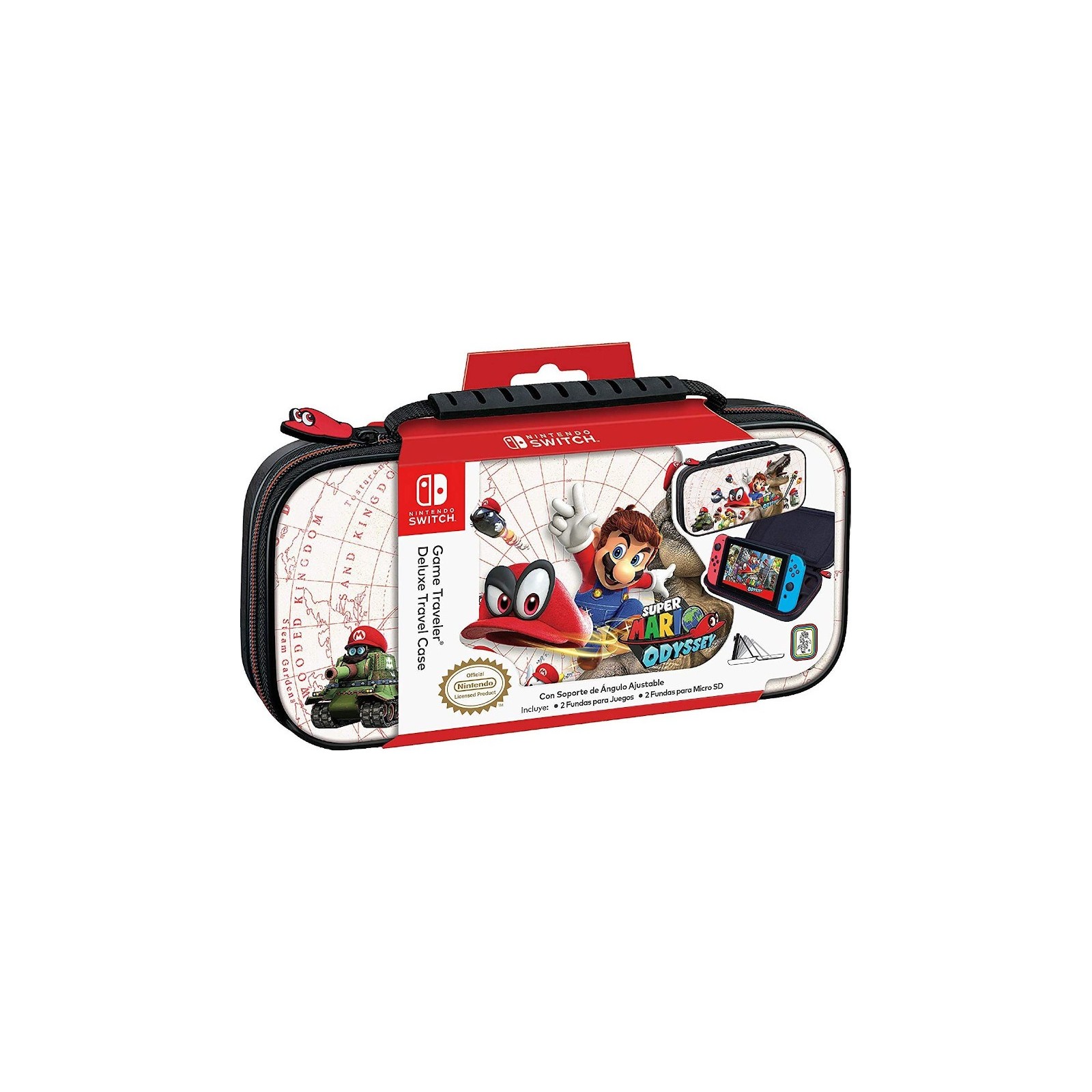 GAME TRAVELER DELUXE TRAVEL CASE SUPER MARIO ODYSSEY NNS57 (OFICIAL)