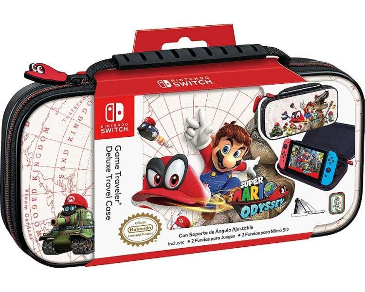 GAME TRAVELER DELUXE TRAVEL CASE SUPER MARIO ODYSSEY NNS57 (OFICIAL)