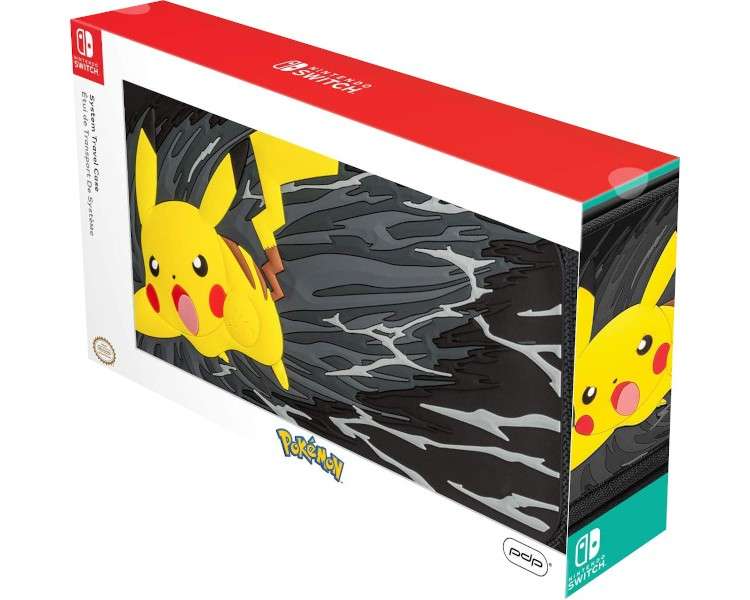 PDP SYSTEM TRAVEL CASE PICACHU ESCALA DE GRIS