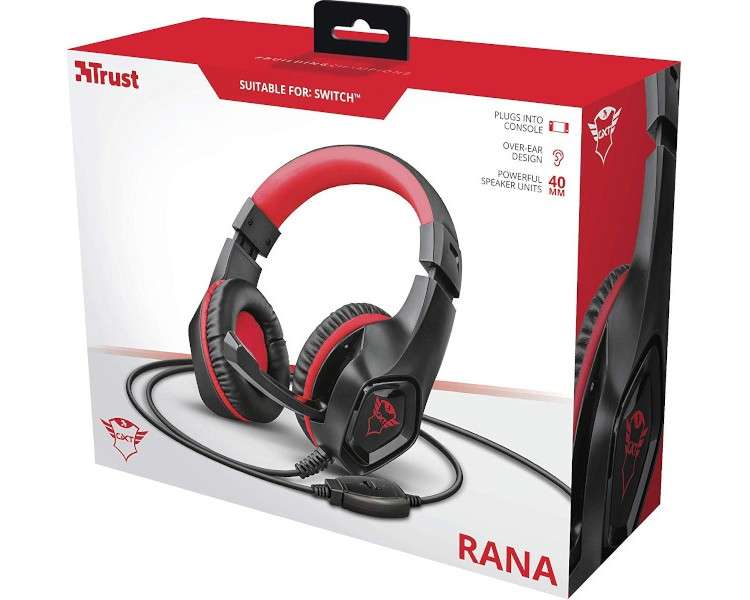 TRUST GAMING HEADSET RANA GXT 404R