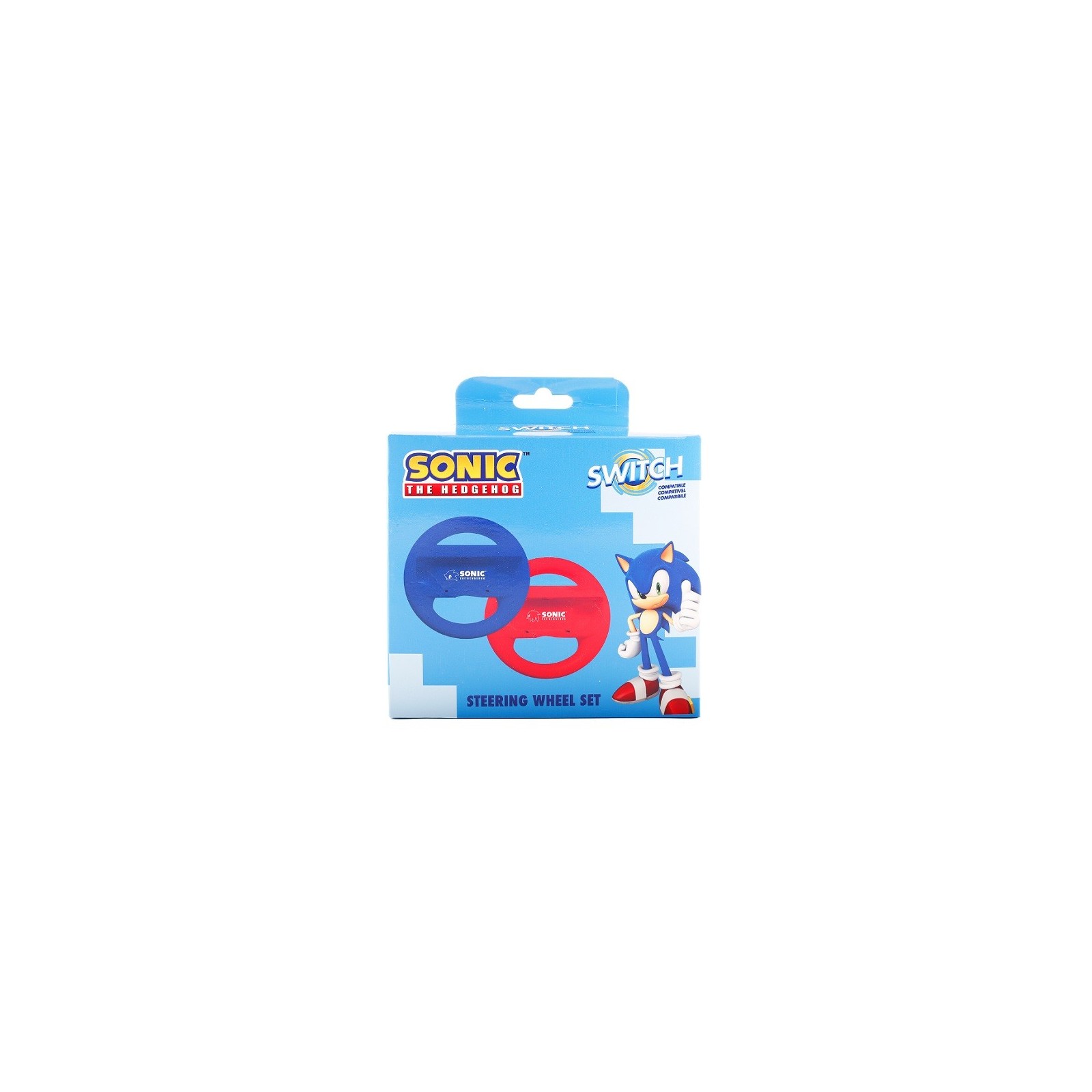 INDECA PACK 2 VOLANTES STEERING WHEEL SET SONIC THE HEDGEHOG