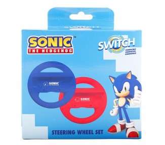 INDECA PACK 2 VOLANTES STEERING WHEEL SET SONIC THE HEDGEHOG