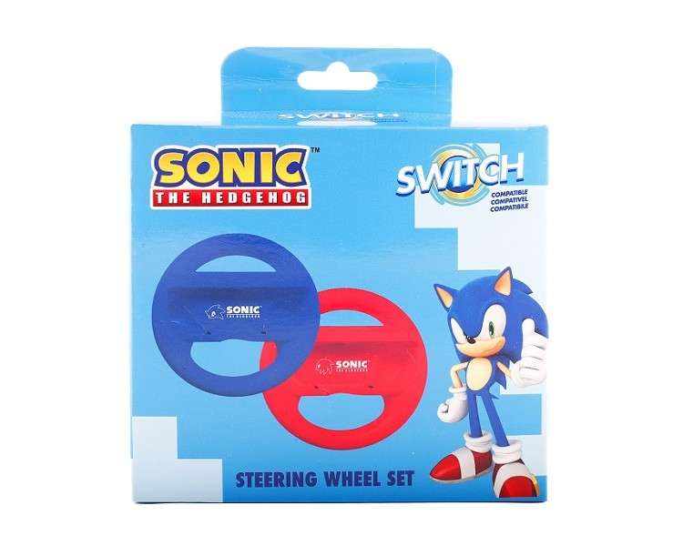 INDECA PACK 2 VOLANTES STEERING WHEEL SET SONIC THE HEDGEHOG