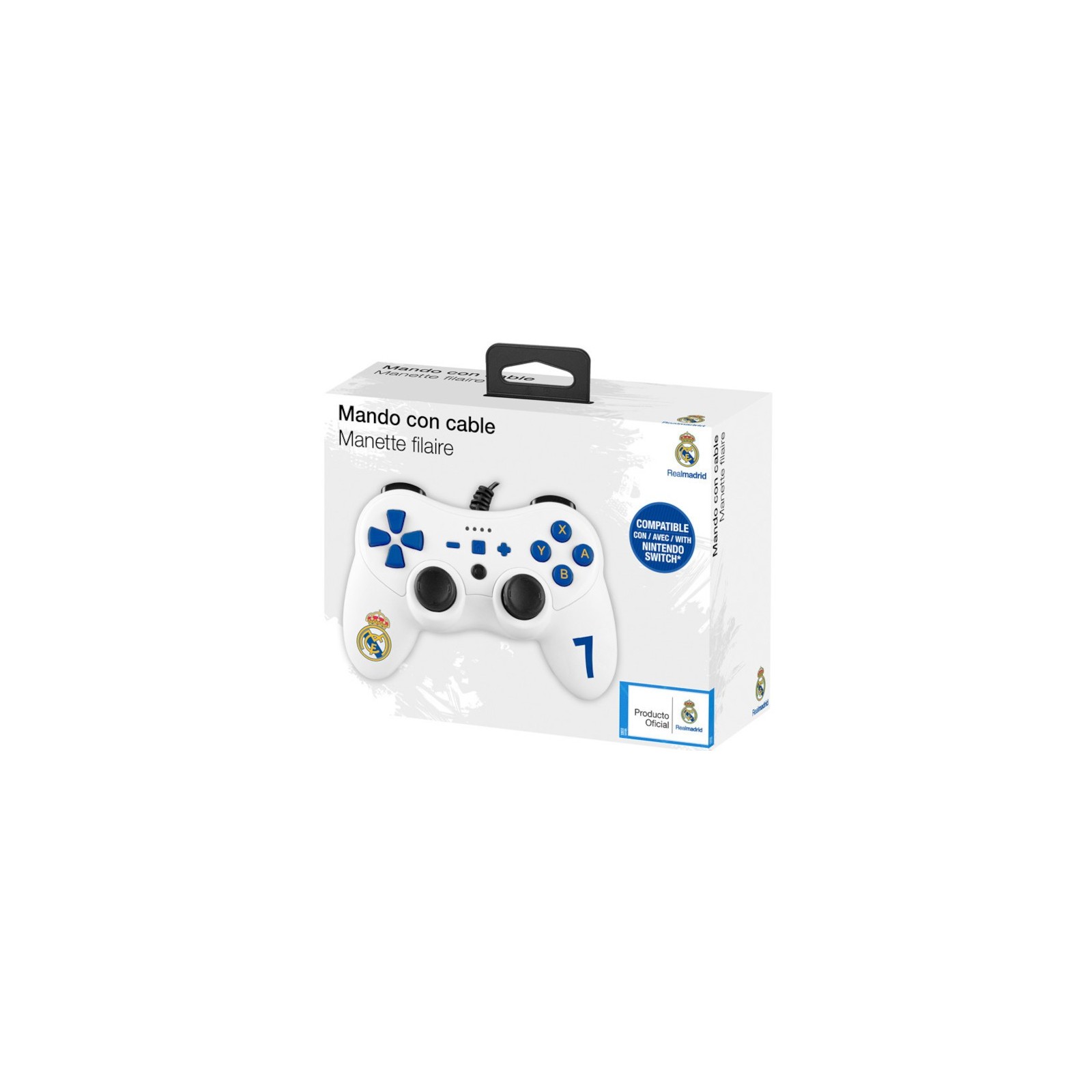 WIRED CONTROLLER WHITE N°7 ED. REAL MADRID