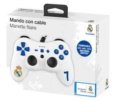 WIRED CONTROLLER WHITE N°7 ED. REAL MADRID