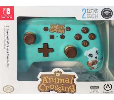 POWER A WIRELESS CONTROLLER ANIMAL CROSSING KK SLIDER