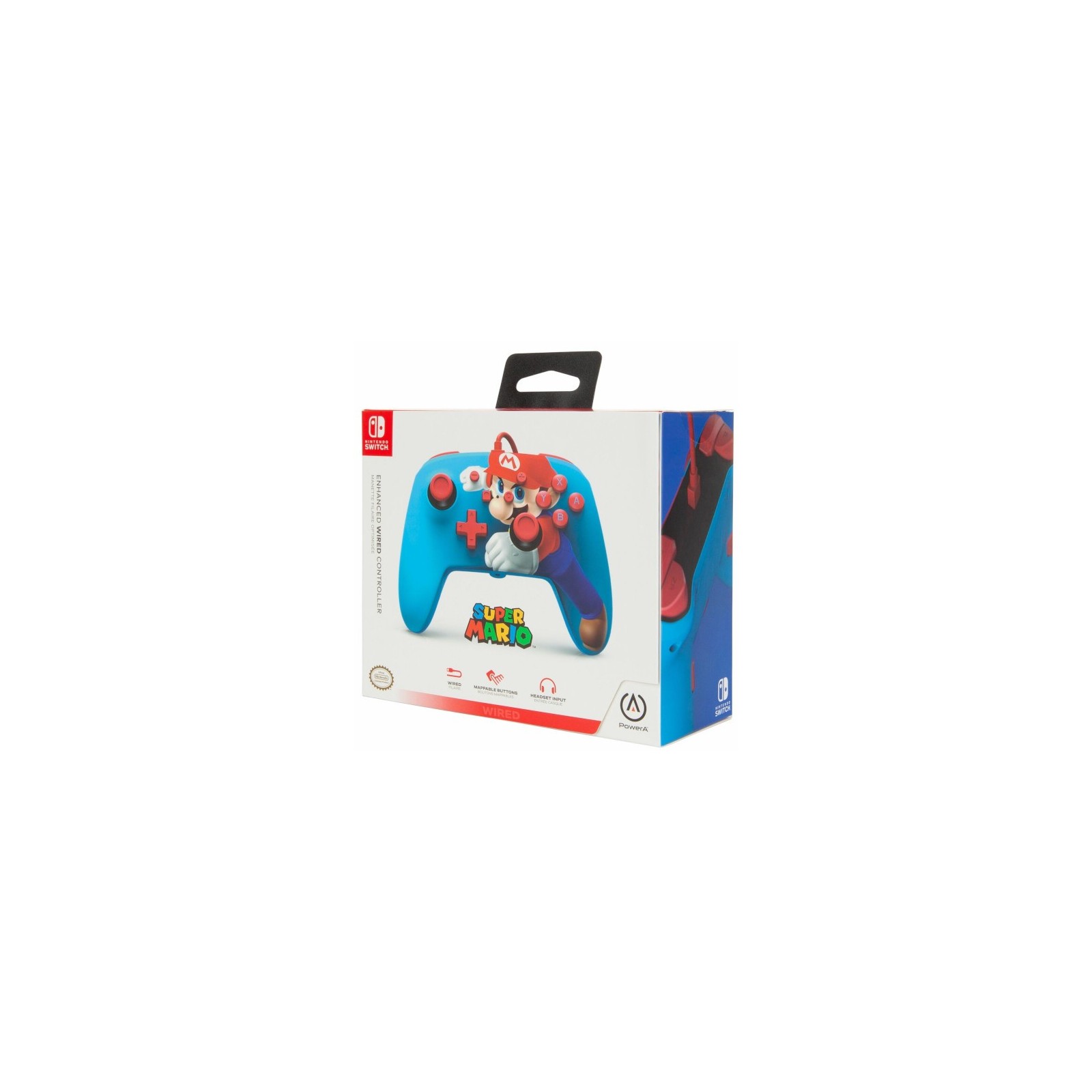 POWER A ENHANCED WIRED CONTROLLER SUPER MARIO (MARIO)