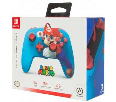 POWER A ENHANCED WIRED CONTROLLER SUPER MARIO (MARIO)