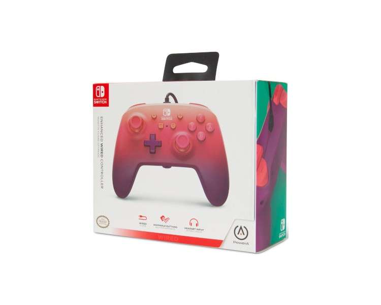 POWER A ENHANCED WIRED CONTROLLER FANTASY FUCHSIA (FUCSIA FANTASIA)