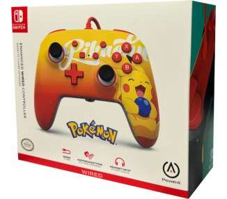 POWER A ENHANCED WIRED CONTROLLER POKEMON  ORAN BERRY PIKACHU