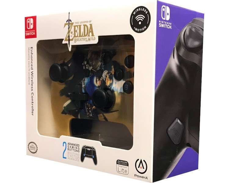 POWER A ENHANCED WIRELESS CONTROLLER ORO THE LEGEND OF ZELDA BREATH OF THE WILD