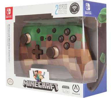 POWER A ENHANCED WIRELESS CONTROLLER MINECRAFT (SWITCH/LITE)