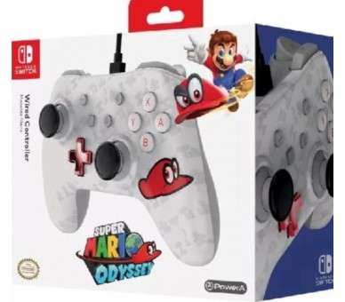 POWER A WIRED CONTROLLER MARIO ODYSSEY: CAPPY EDITION