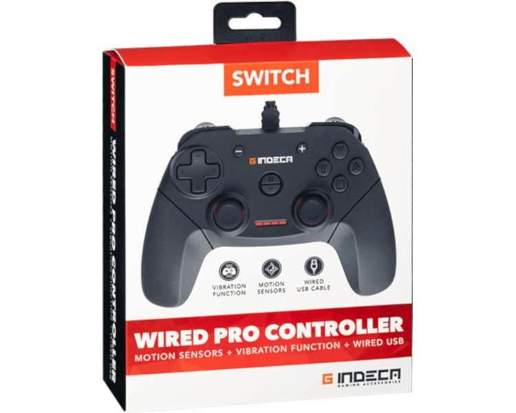 INDECA WIRED PRO CONTROLLER (MOTION SENSORS+VIBRATION FUNCTION+WIRED USB)