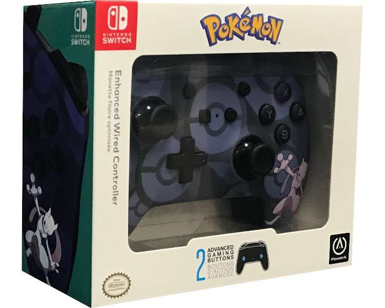 POWER A ENHANCED WIRED CONTROLLERS POKEMON MEWTWO EDITION