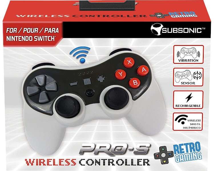 SUBSONIC WIRELESS CONTROLLER PRO-S RETRO GAMING (NES)