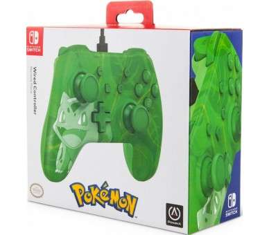 POWER A POKEMON WIRED CONTROLLER BULBASAUR OVERGROW