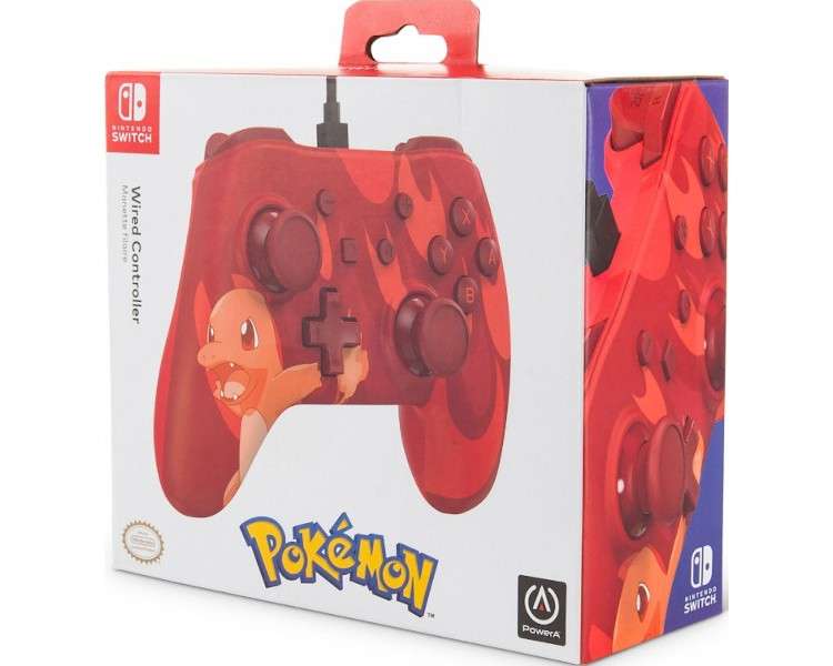 POWER A WIRED CONTROLLERS POKEMON CHARMANDER