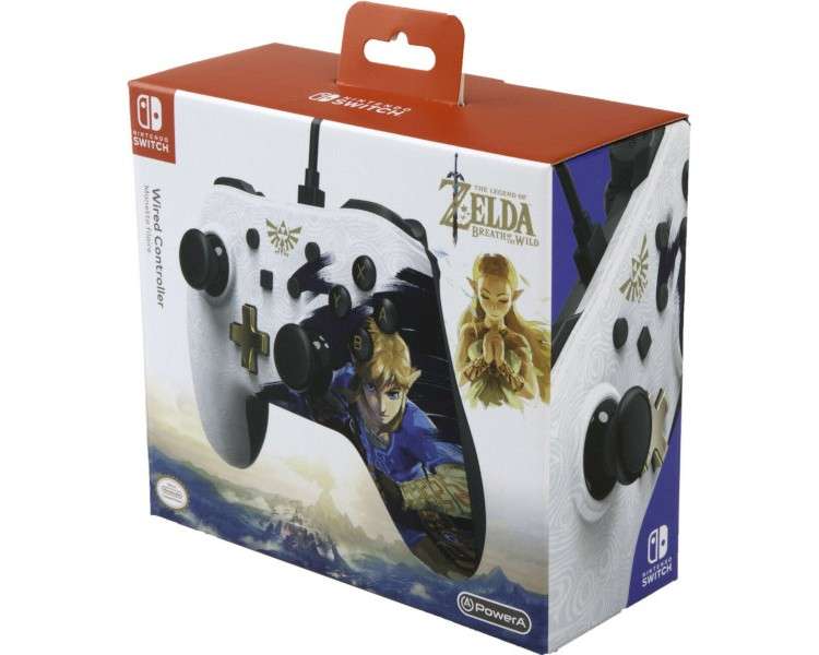 POWER A WIRED CONTROLLER LEGEND OF ZELDA:BREATH OF THE WILD