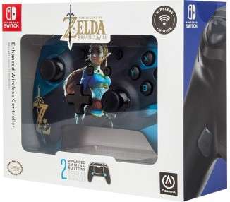 POWER A ENHANCED WIRELESS CONTROLLER THE LEGEND OF ZELDA BREATH OF THE WILD (AZUL)