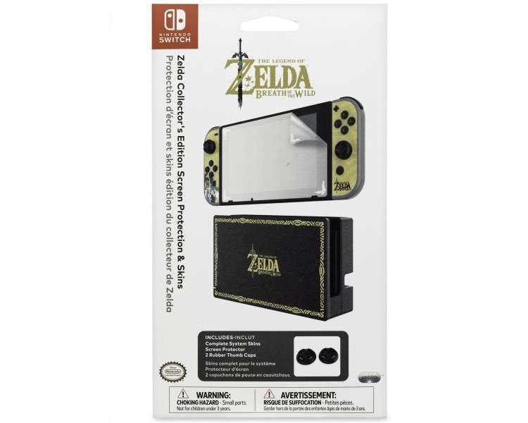 PDP ZELDA BREATH OF THE WILD SCREEN PROTECTOR & SKINS (OFICIAL)