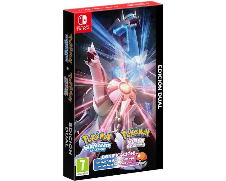 POKEMON DIAMANTE BRILLANTE/PERLA RELUCIENTE (BRILLIANT DIAMOND/SHINING PEARL) EDICION DUAL (IMP)