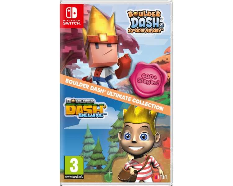 BOULDER DASH ULTIMATE COLLECTION 2&1 (BULDER DASH 30th ANNIVERSARY + BULDER DASH DELUXE)