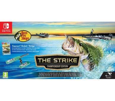 BASS PRO SHOPS THE STRIKE CHAMPIONSHIP EDITION + CAÑA DE PESCAR